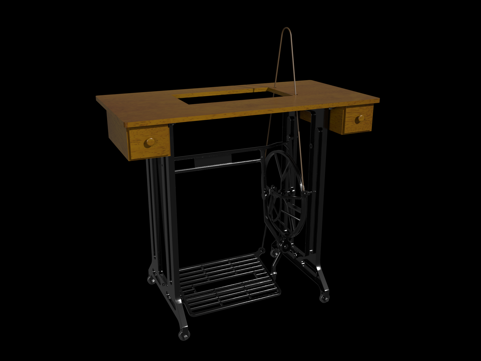 Sewing machine table frame preview image 1